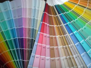 variety of paint swatches